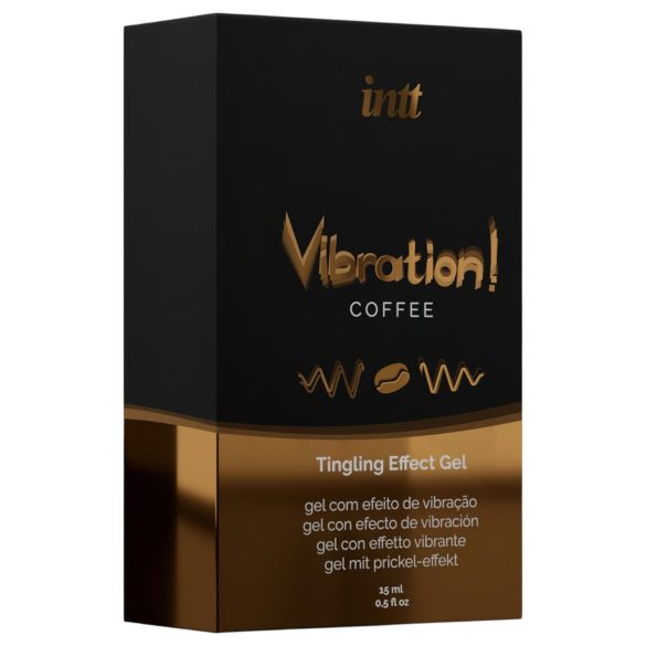 Intt Vibrasjon! - flytende vibrator - kaffe (15ml)
