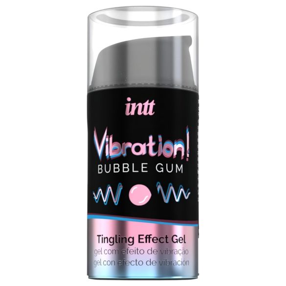 Intt Vibration! - Flytende vibrator - tyggegummisjarm (15ml)