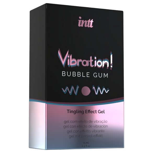 Intt Vibration! - flytende vibrator - tyggegummi (15ml)
