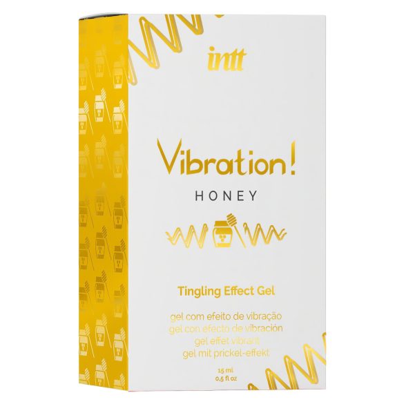 Intt Vibrasjon! - flytende vibrator - honning (15ml)