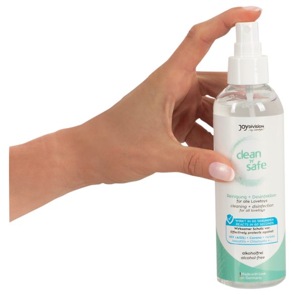 JoyDivision Clean Safe - desinfiserende og rengjørende spray (200ml)
