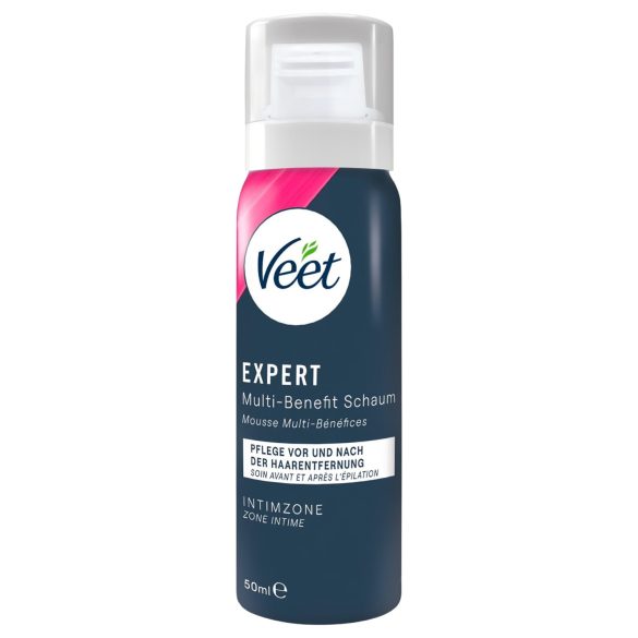 Veet - intim hårfjerningskrem og fuktighetsgivende skum for kvinner (50+50ml)