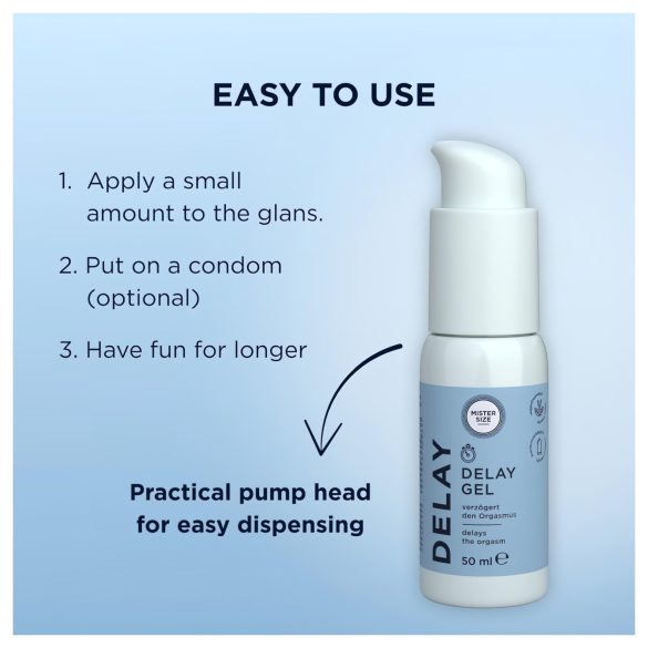 Mister Size - forsinkelse gel for menn (50ml)