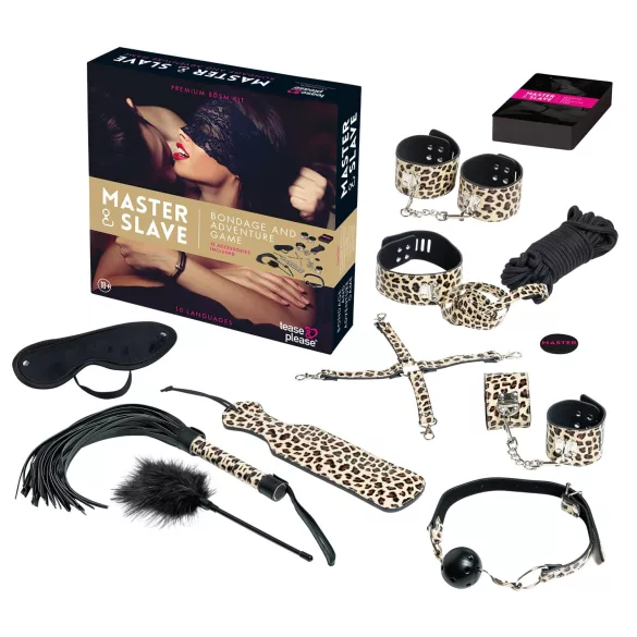 tease & please - Master & Slave - premium BDSM eventyrsett for par (13 deler)