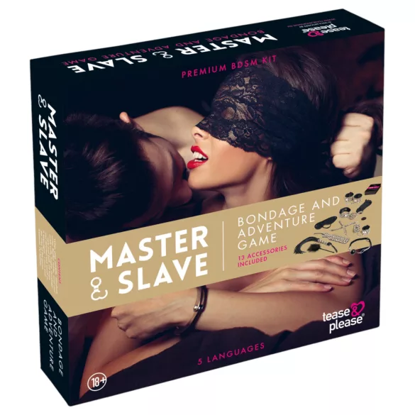 tease & please - Master & Slave - premium BDSM eventyrsett for par (13 deler)