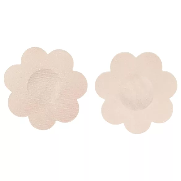 Cottelli brystvortedeksel - blomster, naturlig (12 stk)