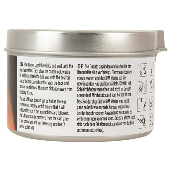 BDSM Høy Temperatur - parafintestlys (100ml)