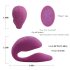 Cotoxo Cupid 2: Fjernstyrt parvibrator (lilla)