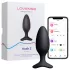 Lovense Hush 2 S - App-styrt analvibrator (38 mm, svart)