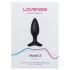 Lovense Hush 2 S - App-styrt analvibrator (38 mm, svart)