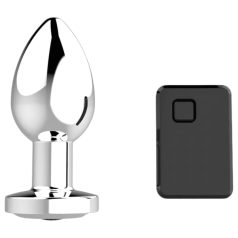 Sunfo - trådløs, radiostyrt analvibrator (sølv)