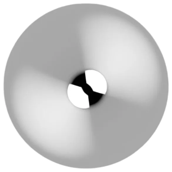Sunfo - trådløs, radiostyrt analvibrator (sølv)