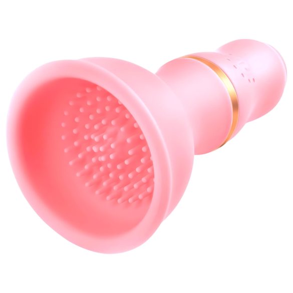 Sunfo - oppladbar brystvibrator (rosa)