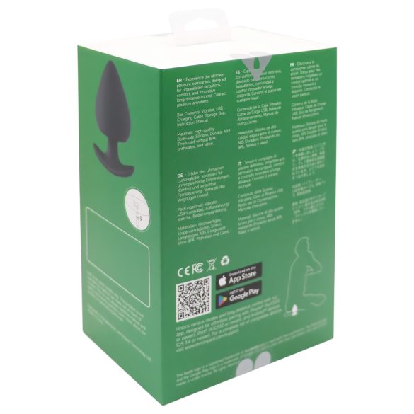 LP Spade - smart, oppladbar, vanntett analvibrator (svart)