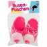 Plysjtøfler rosa - brystformet