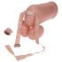 Oppustelig Duell - Naturfarget Strap-on Penis