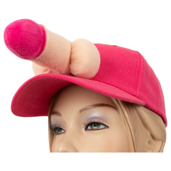 Baseballcap med penis (rosa)