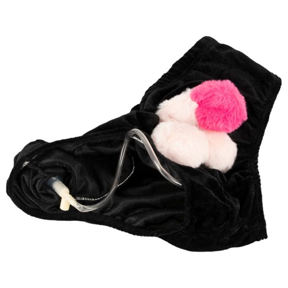 Pumpet undertøy med penis (svart)