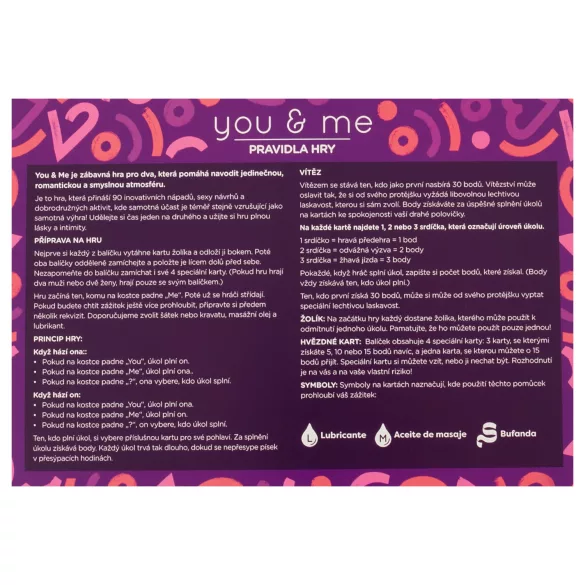you & me - erotisk partnervispill (tsjekkisk)