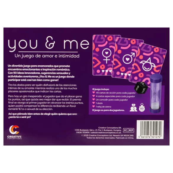 you & me - erotisk parspill (spansk)