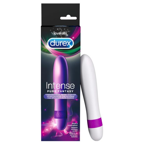 Durex Intense Ren Fantasi - stavvibrator (hvit)