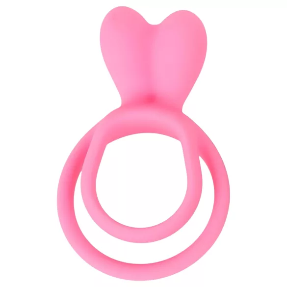 Pulselock Cocktura - kanin‑penisring for par (rosa)
