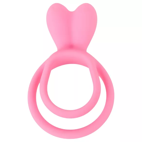 Pulselock Cocktura - kanin‑penisring for par (rosa)