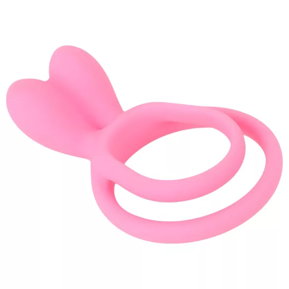 Pulselock Cocktura - kanin‑penisring for par (rosa)