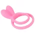 Pulselock Cocktura - kanin‑penisring for par (rosa)