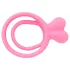Pulselock Cocktura - kanin‑penisring for par (rosa)