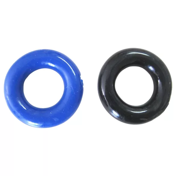 Pulselock Cirkl - TPE penisering‑sett, 3 stk (blandede farger)