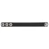 Pulselock Forge - justerbar silikon penisering med trykknapp (svart) - 200 mm