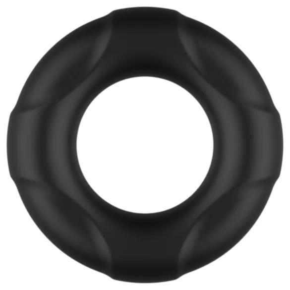 Pulselock Cirkl - silikon penisring (svart) - 18 mm
