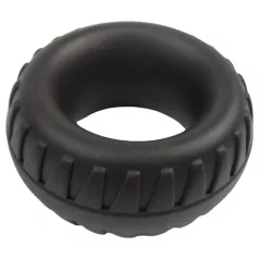   Pulselock Oak - ekstra tykk penisring i silikon (svart) - 40 mm