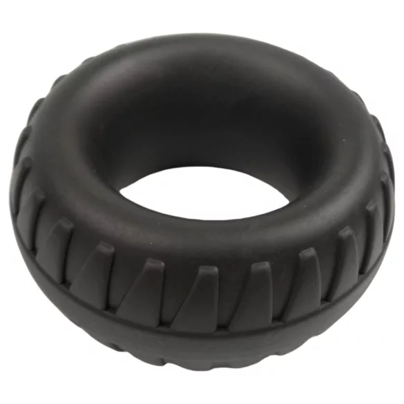 Pulselock Oak - ekstra tykk silikonpenisring (svart) - 40 mm