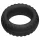 Pulselock Forge - silikon penisering med dekkmønster (svart) - 30 mm