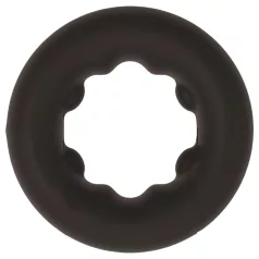   Pulselock Cocktura - prikket silikon penisring (svart) - 27 mm