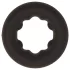 Pulselock Cocktura - prikket silikon penisring (svart) - 27 mm
