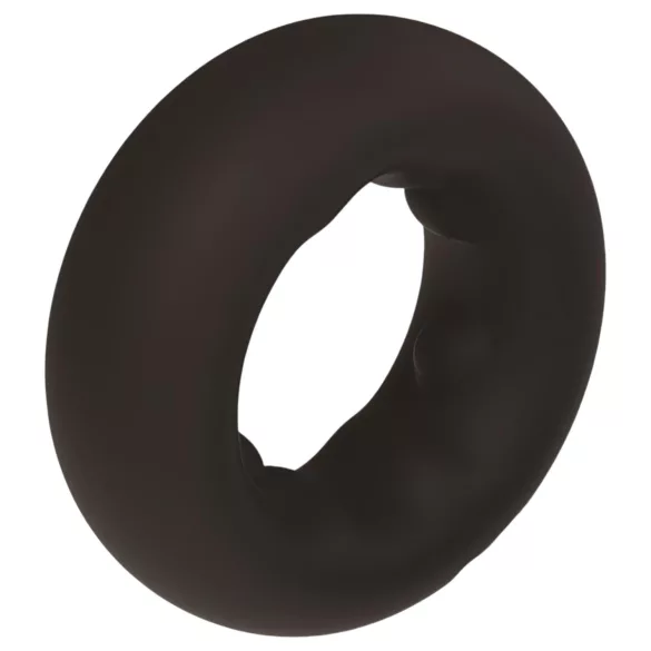 Pulselock Cocktura - prikket silikon penisring (svart) - 27 mm
