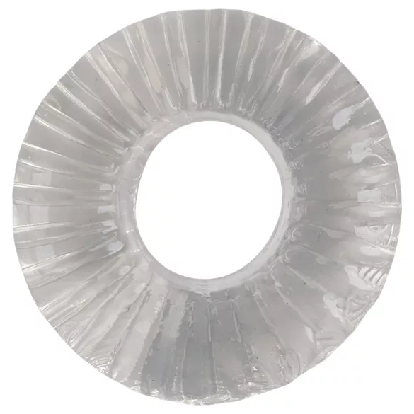 Pulselock Cocktura - riflet penisring i TPE (gjennomsiktig) - 19 mm