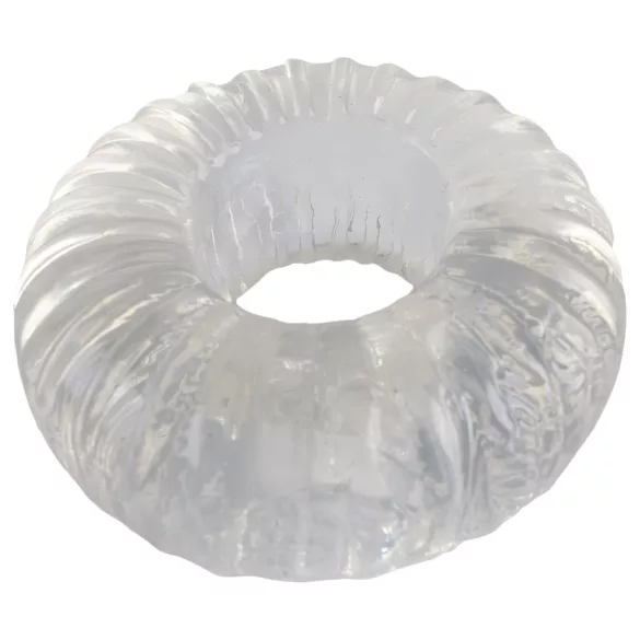 Pulselock Cocktura - riflet penisring i TPE (gjennomsiktig) - 19 mm