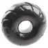 Pulselock Forge - penisring i TPE med hjulmønster (svart) - 19 mm