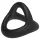 Pulselock Taur - Y-formet penis- og pungring (svart) - S