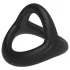 Pulselock Taur - Y-formet penis- og pungring (svart) - S