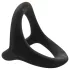 Pulselock Taur - Y-formet penis- og pungring (svart) - S