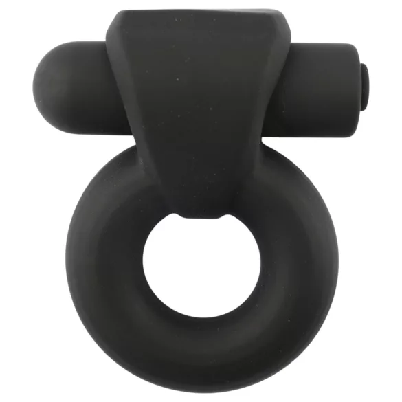 Pulselock Vantr - oppladbar vibrasjonsring for penis og testikler (svart) - 25 mm