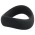 Pulselock Cocktura - vridd silikonpenisring (svart) - 47,5 mm