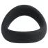Pulselock Cocktura - vridd silikonpenisring (svart) - 47,5 mm