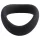 Pulselock Cocktura - vridd penisring i silikon (svart) - 50 mm