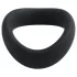 Pulselock Cocktura - vridd penisring i silikon (svart) - 50 mm